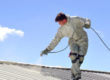 painting the roof