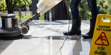 commercial clean floor